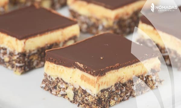 Comida típica Canadá - Nanaimo bar