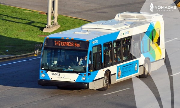 Transporte en Montreal Canadá