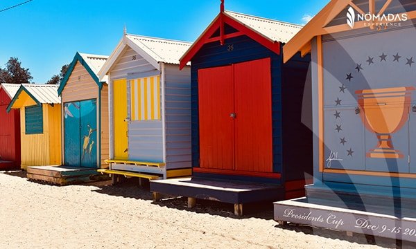 Brighton Bathing Boxes, Melbourne