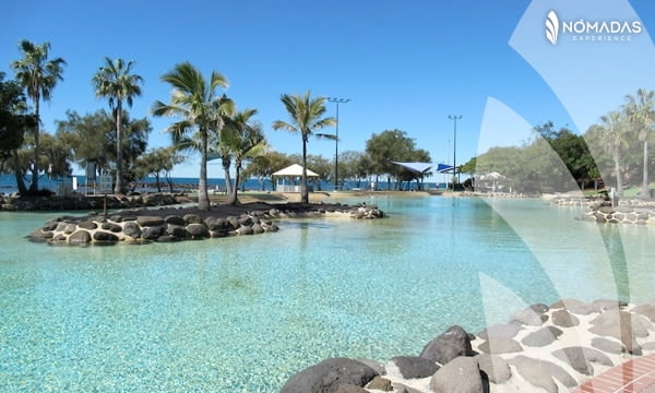 Settlement Cove Lagoon, Brisbane, Australia.