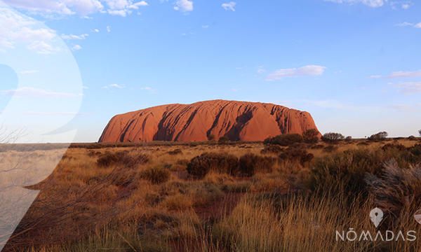 La roca de Uluru, Australia