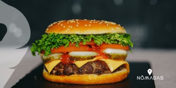 Hamburguesa clásica de Estados Unidos