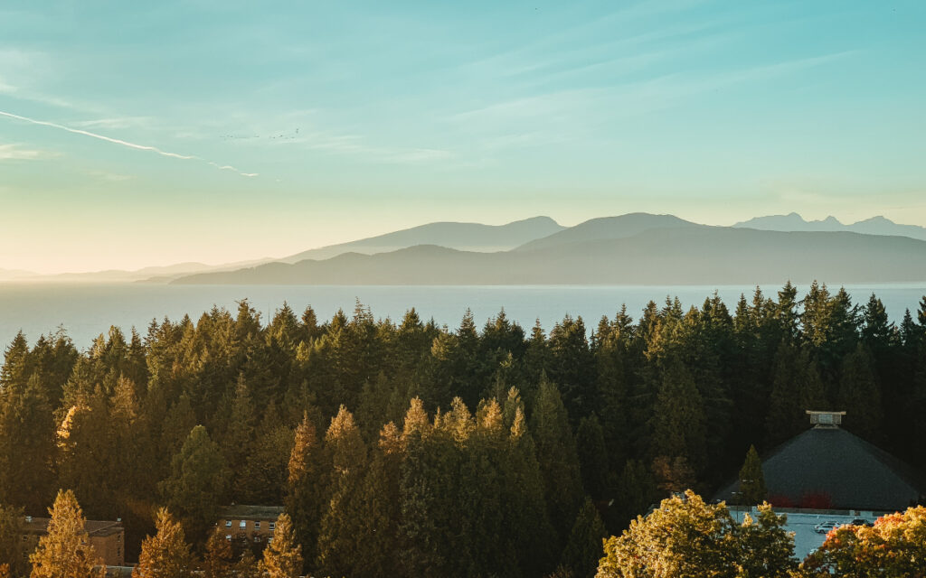 la naturaleza es parte esencial del estilo de vida de Vancouver