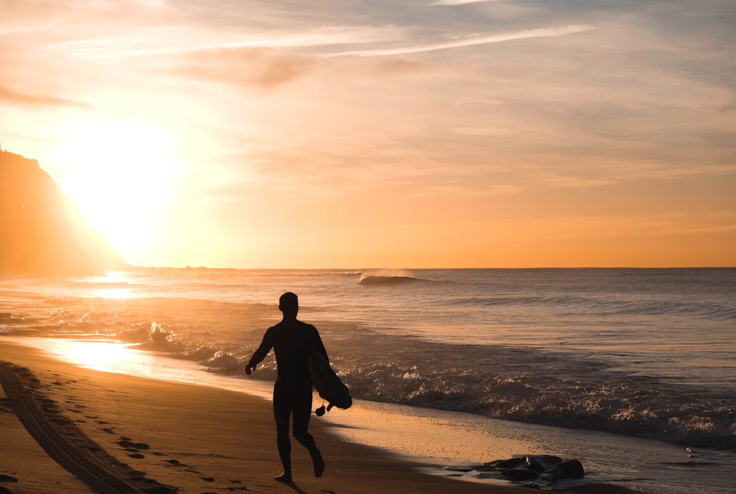 Vista de hombre en Merewether, mientras hace su study and work in Australia